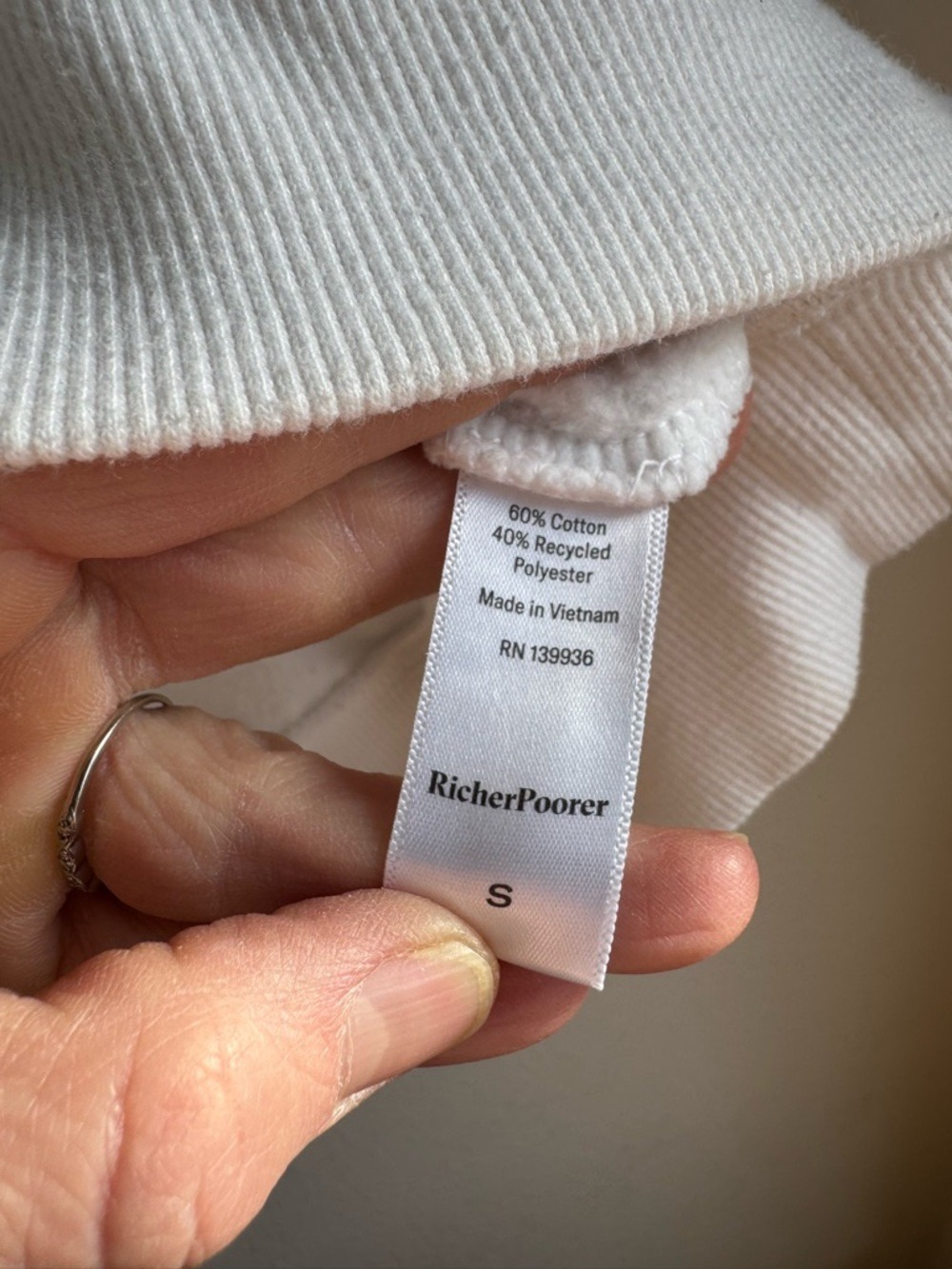 ☀️ RICHER POORER Recycled Tie Dye Colorblock Sweatshirt - Picture 7 of 12